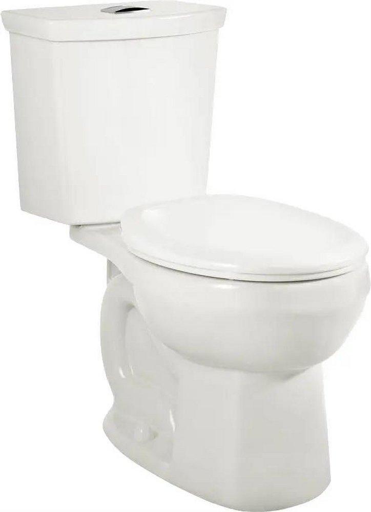 0.92 gpf/1.28 gpf Dual Flush Elongated Two Piece Toilet in White 
