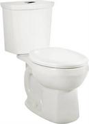 0.92 gpf/1.28 gpf Dual Flush Elongated Two Piece Toilet in White 
