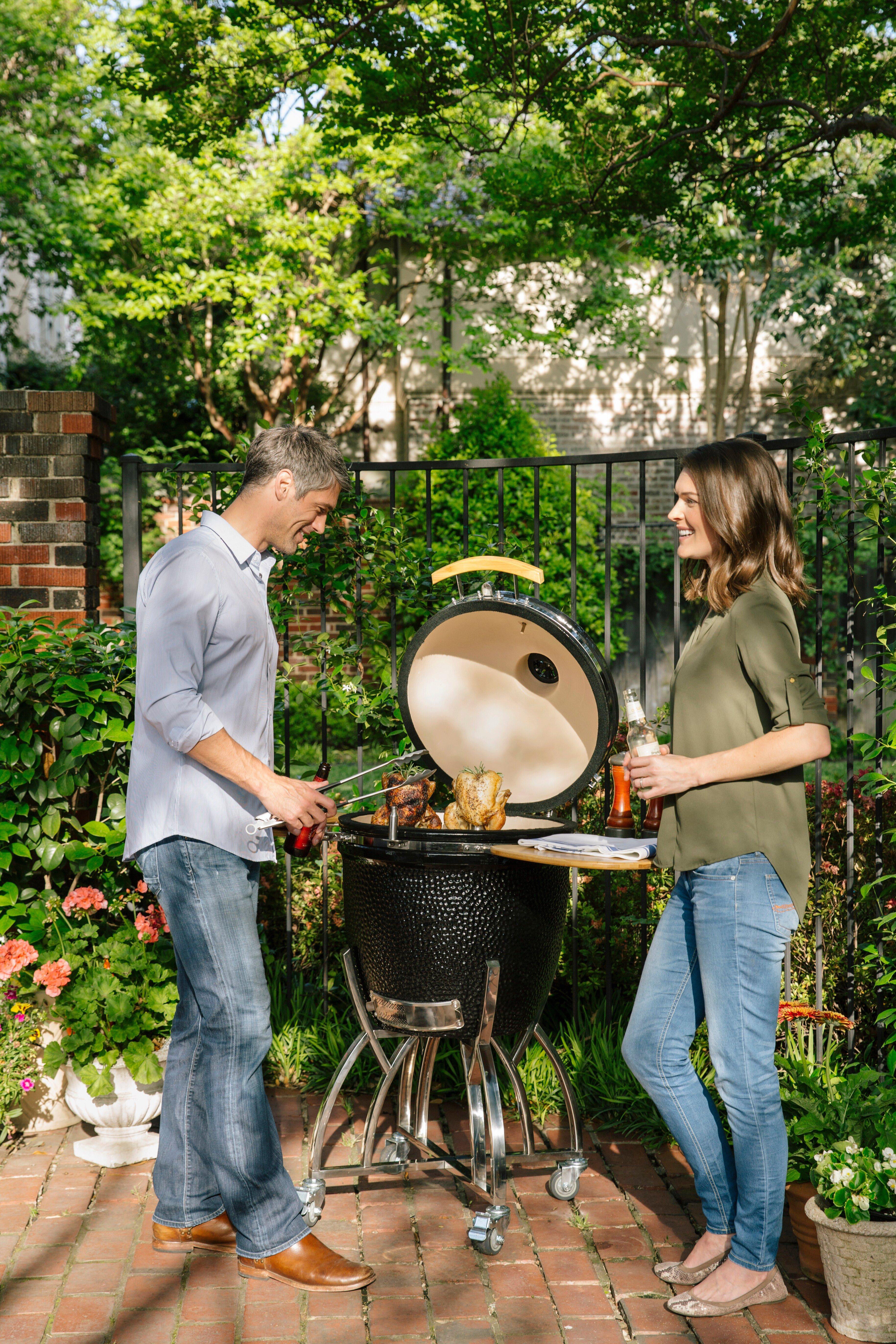 Coyote Outdoor Living Stainless Steel 28-1/2 in. Freestanding Grill 