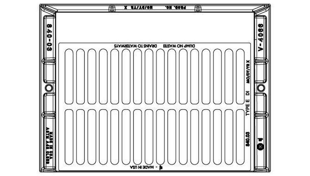 EJ Steel Tapered Adjusting Riser GrateAssembly 