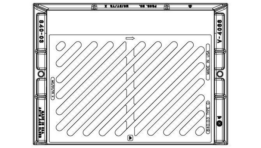 EJ Steel Tapered Adjusting Riser GrateAssembly 