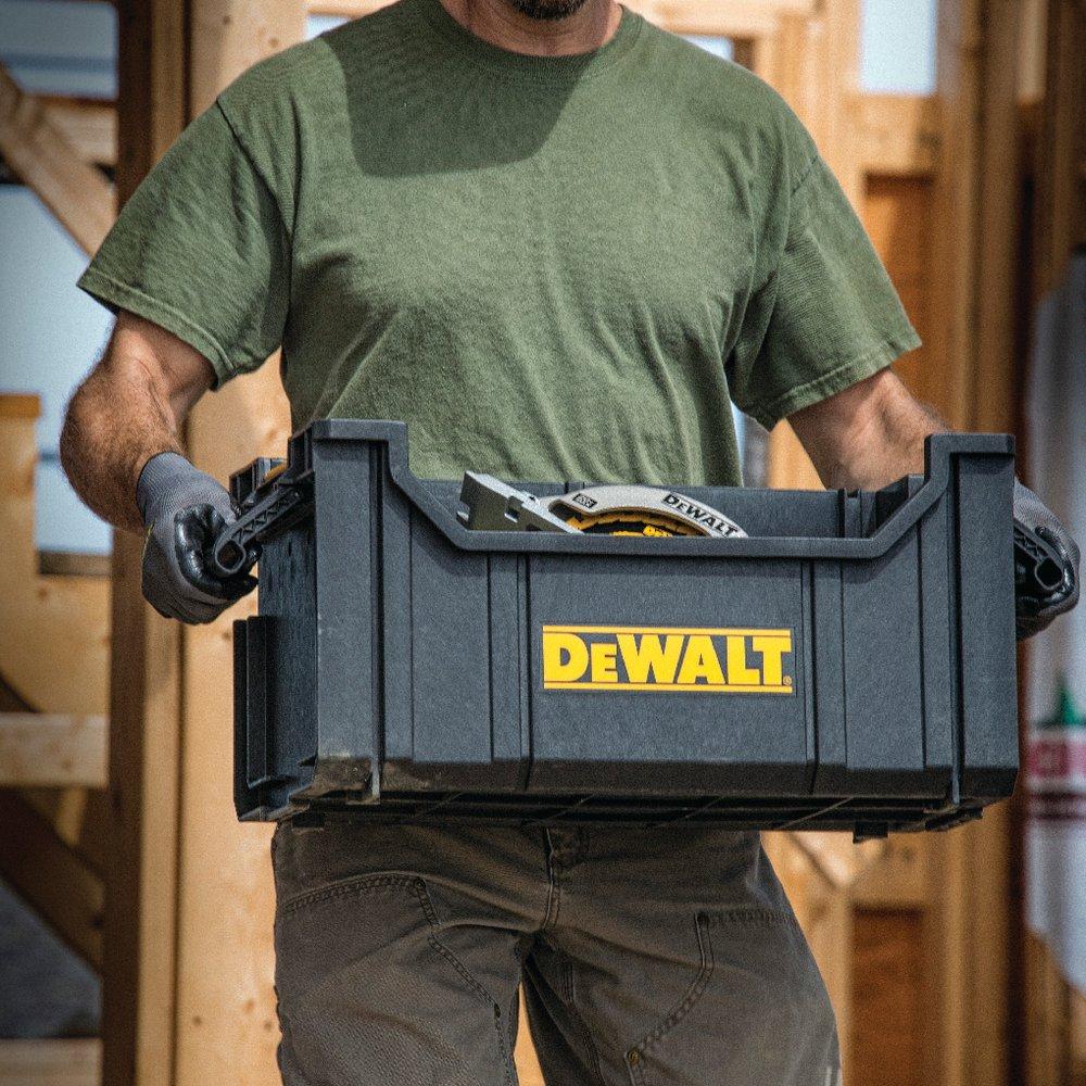 DEWALT Black Polypropylene Tote Tray 