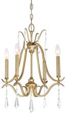 Minka Lavery Brio Gold 60W 4-Light Chandelier 