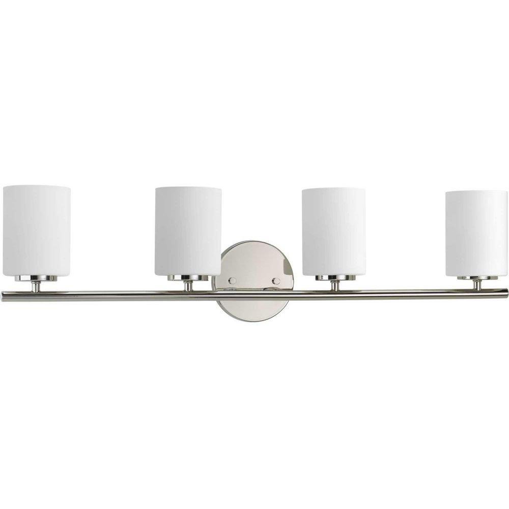 Progress Lighting Polished Nickel 4-Light Bath Light 