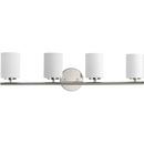 Progress Lighting Polished Nickel 4-Light Bath Light 