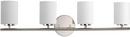 Progress Lighting Polished Nickel 4-Light Bath Light 