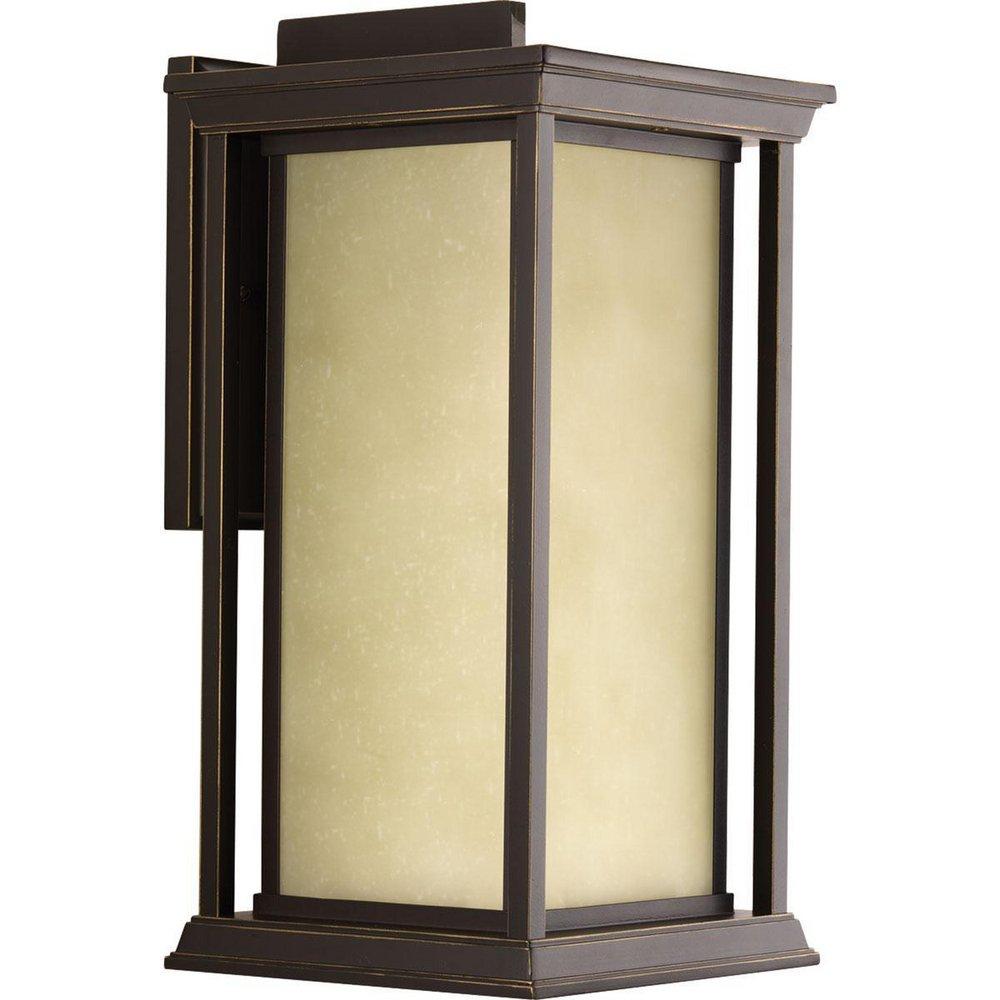 Progress Lighting Antique Bronze 100W 1-Light Medium E-26 Incandescent Outdoor Wall Sconce 