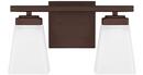 Capital Lighting Bronze 2-Light Vanity Fixture 
