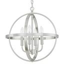 Capital Lighting Brushed Nickel 17-1/2 in. 4-Light Pendant 