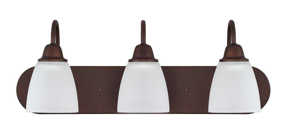 Capital Lighting Bronze 100W 3-Light Medium E-26 Incandescent Vanity Fixture 