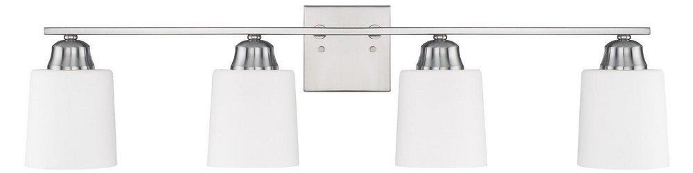 Capital Lighting Brushed Nickel 4-Light Vanity Fixture 