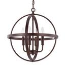 Capital Lighting Bronze 17-1/2 in. 4-Light Pendant 
