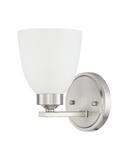 HomePlace by Capital Lighting Brushed Nickel 100W 1-Light Medium E-26 Incandescent Wall Sconce 