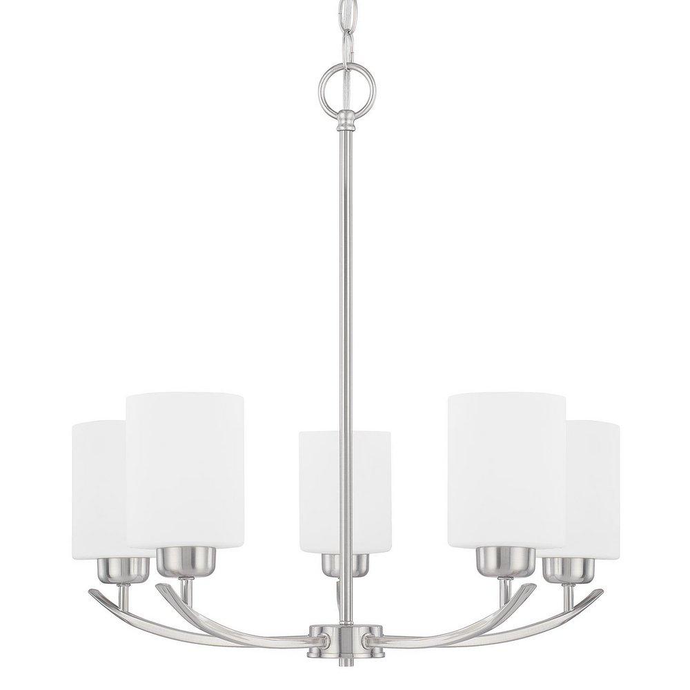 HomePlace by Capital Lighting Brushed Nickel 5-Light Chandelier 