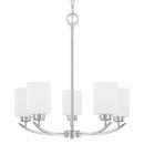 HomePlace by Capital Lighting Brushed Nickel 5-Light Chandelier 