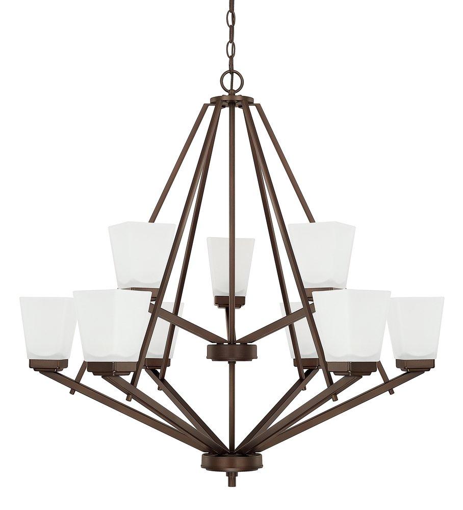 Capital Lighting Bronze 60W 9-Light Medium E-26 Incandescent Chandelier 