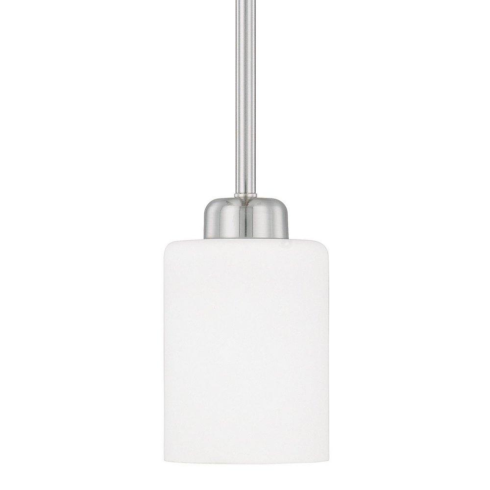 Capital Lighting Brushed Nickel 1-Light Pendant 