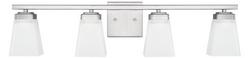 4-Light Medium E-26 Base Vanity Fixture in Brushed Nickel