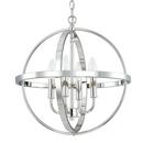 17-1/2 in. 4-Light Pendant in Polished Nickel