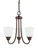 HomePlace by Capital Lighting Bronze 100W 3-Light Medium E-26 Incandescent Chandelier 