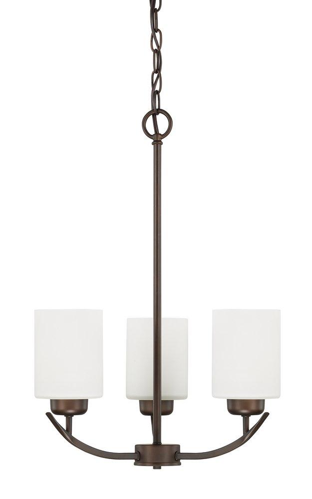 HomePlace by Capital Lighting Bronze 100W 3-Light Chandelier 