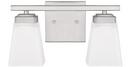 Capital Lighting Brushed Nickel 2-Light Vanity Fixture 