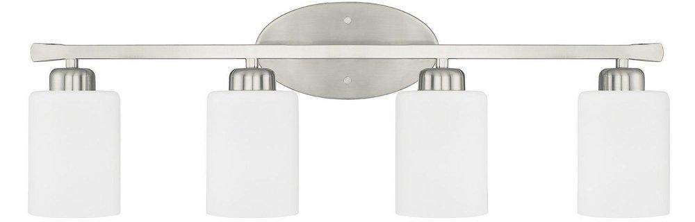 Capital Lighting Brushed Nickel 4-Light Vanity Fixture 