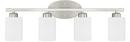 Capital Lighting Brushed Nickel 4-Light Vanity Fixture 