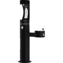 Elkay Black 64 in. Outdoor Bi-Level Bottle Filling Station 