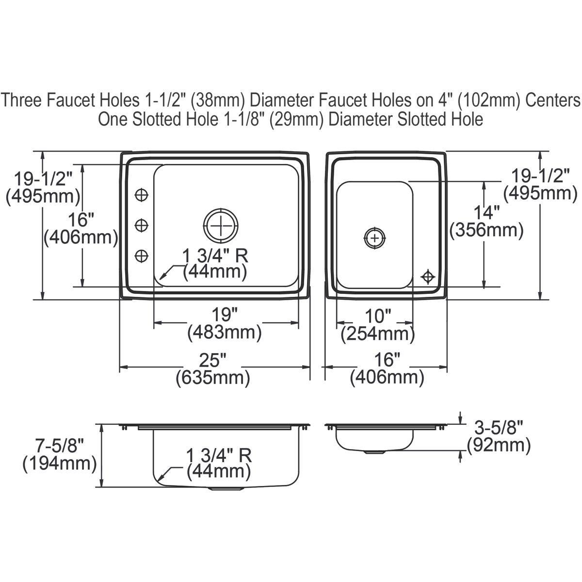 Elkay Black 64 in. Outdoor Bi-Level Bottle Filling Station 
