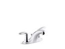 KOHLER Polished Chrome Two Handle Centerset Bathroom Sink Faucet 