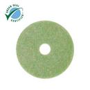 14 in. Non-woven Polyester Fiber Autoscrubber Pad in Amber Green (Case of 5)