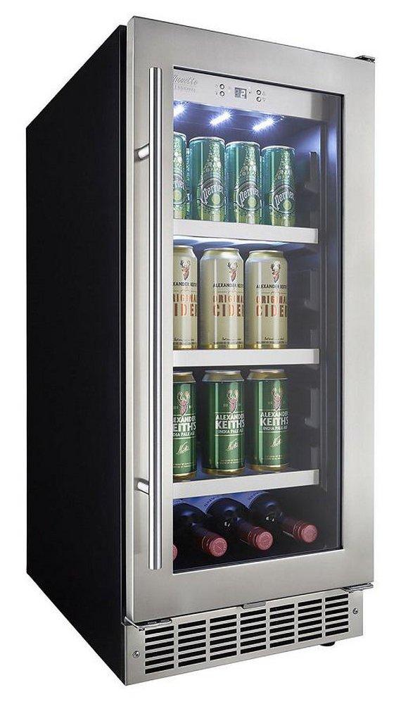 Danby Stainless Steel/Black Built-In Beverage Center 