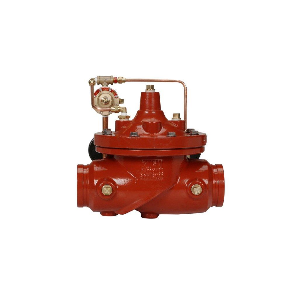 Zurn Wilkins Red 300# Ductile Iron Grooved Pressure Regulating Valve 