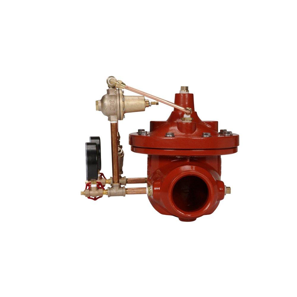 Zurn Wilkins Red 300# Ductile Iron Grooved Pressure Regulating Valve 