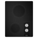 2 Burner Radiant Cooktop in Black