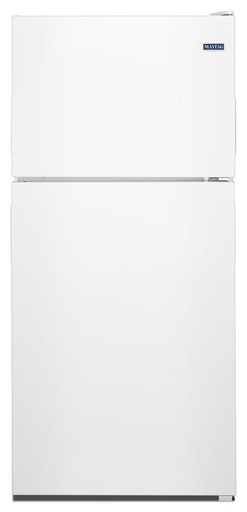 Maytag White 29-3/4 in. 18.15 cu. ft. Freezer on Top Refrigerator 