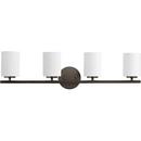 Progress Lighting Antique Bronze 4-Light Bath Light 