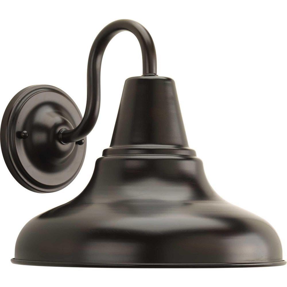 Progress Lighting Antique Bronze 1-Light 100W 10-1/2 in. Outdoor Wall Sconce 