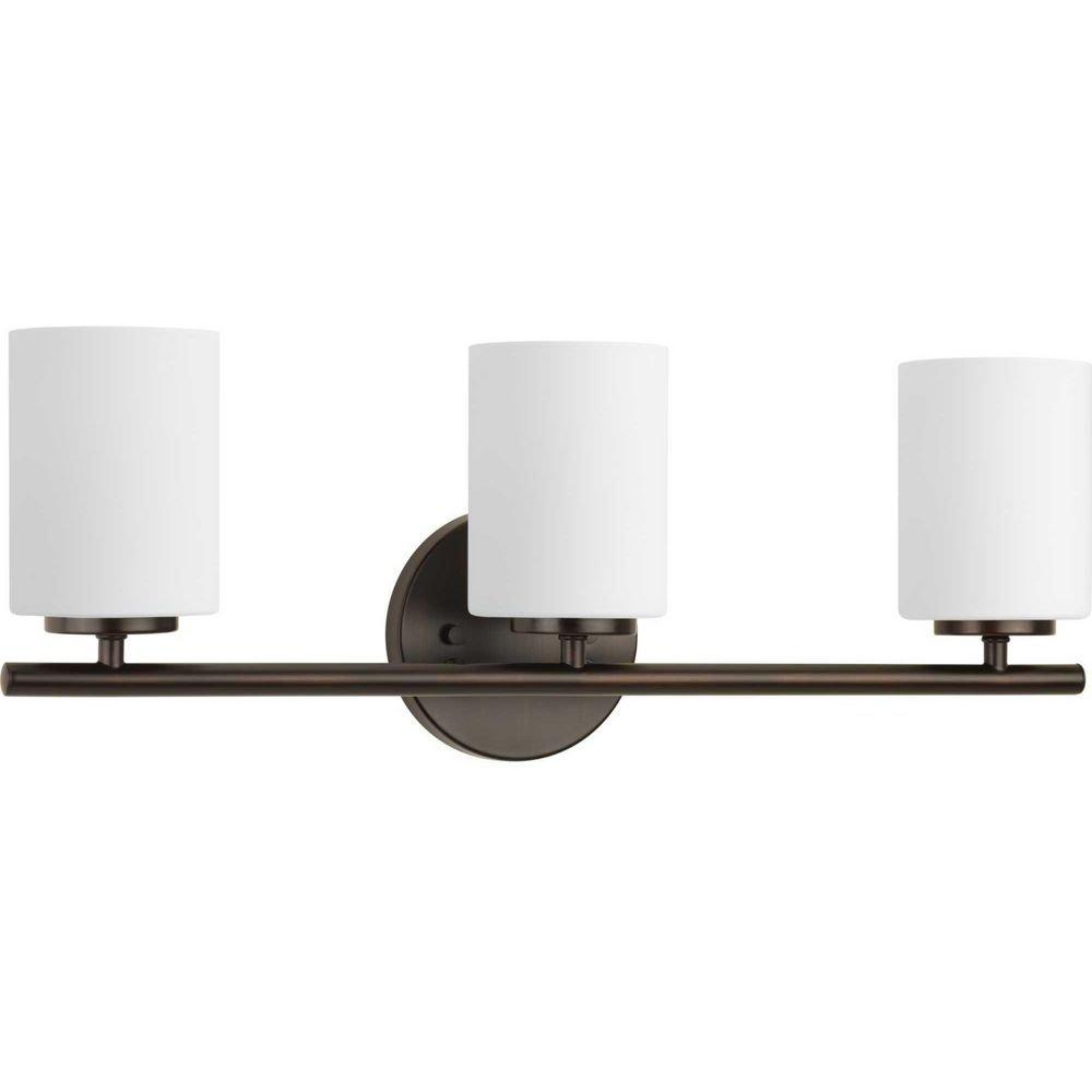 Progress Lighting Antique Bronze 100W 3-Light Medium E-26 Base Incandescent Bath Light 