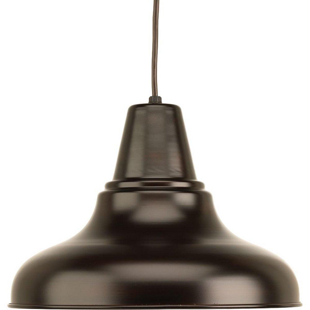 Progress Lighting Antique Bronze 100W 1-Light Medium E-26 Incandescent Outdoor Pendant 