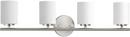 Progress Lighting Brushed Nickel 4-Light Bath Light 