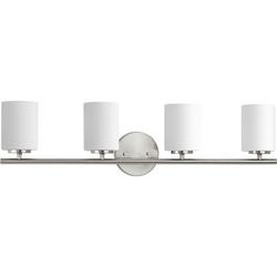 4-Light Bath Light in Brushed Nickel