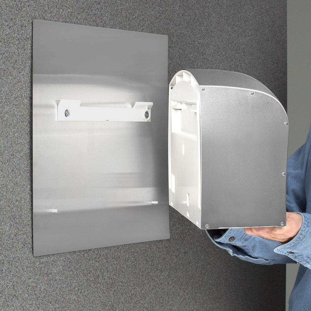 Scott® Stainless Steel Coreless Jumbo Roll Bathroom Tissue Dispenser 