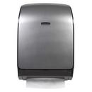 Universal Plastic Folded Towel Dispenser in Faux Stainless