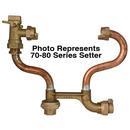 Ford Meter Box 1 in. CTS Quick Joint x DP Swivel Brass and Copper Water Service Meter Setter 