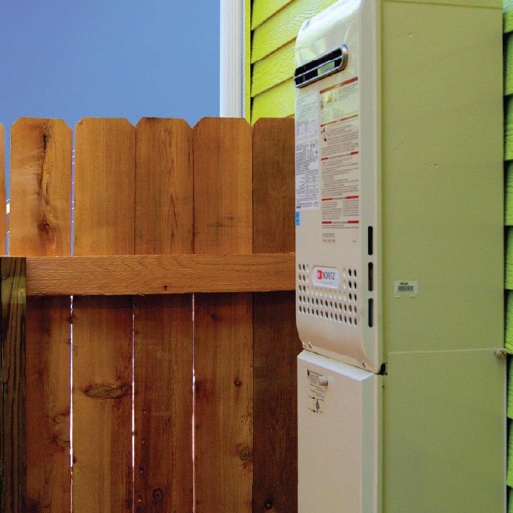 Noritz America 199.9 MBH Outdoor Non-Condensing Tankless Water Heater 