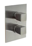 Two Handle Bathtub & Shower Faucet in Brushed Nickel (Trim Only)