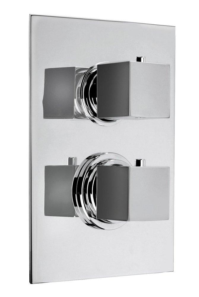 Fortis Polished Chrome Two Handle Bathtub & Shower Faucet (Trim Only) 