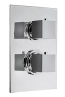 Fortis Polished Chrome Two Handle Bathtub & Shower Faucet (Trim Only) 